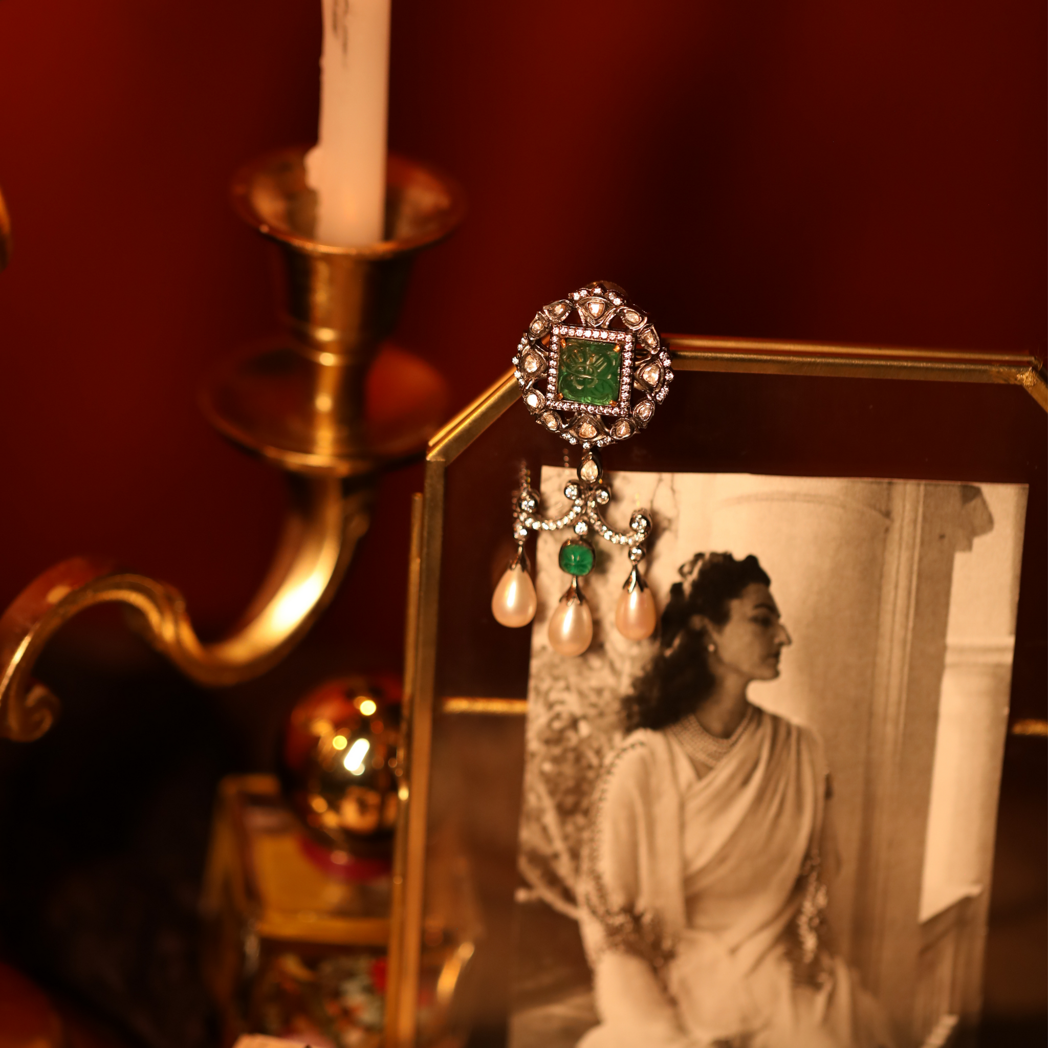 NILOUFER CHANDELIER EARRINGS