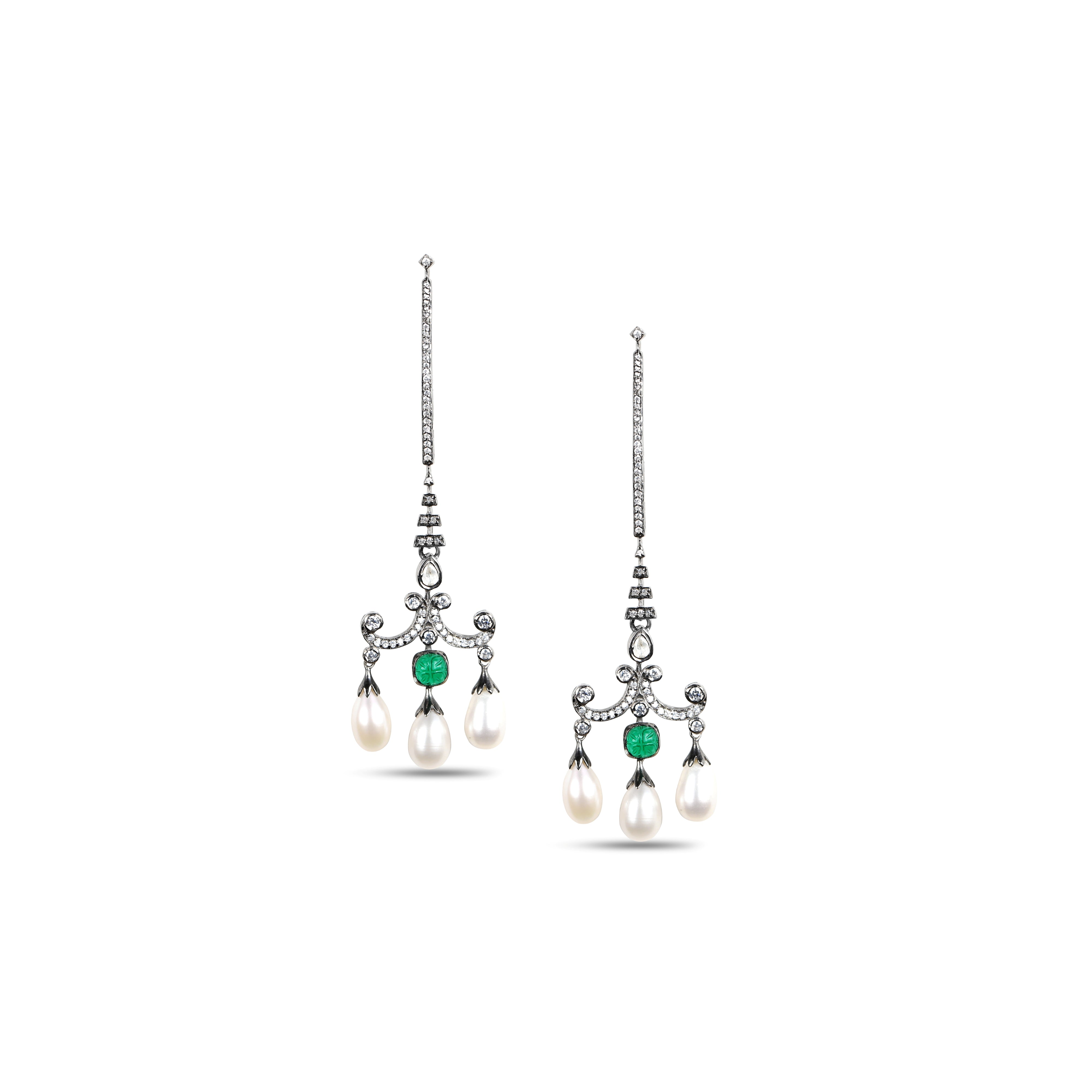 CHANDELIER PILLAR EARRINGS