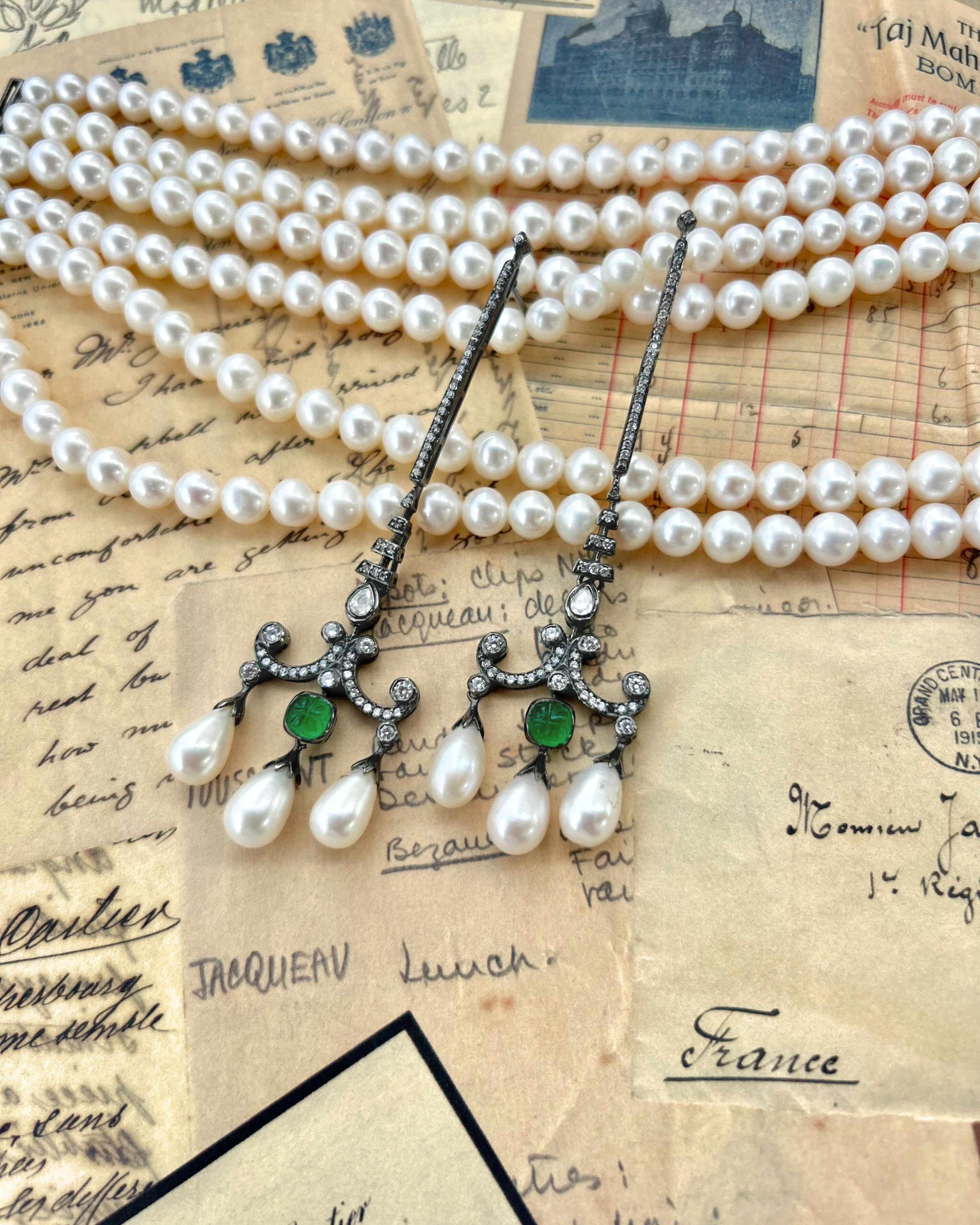 CHANDELIER PILLAR EARRINGS